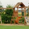 Building wooden swing sets